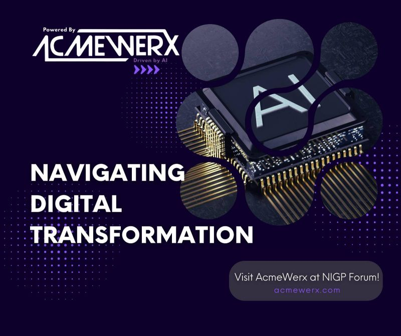 acmewerx's tweet photo. Discover how our verifiable zero-trust solutions and AI-ready capabilities can empower your procurement operations. Connect with us at NIGP Forum, Booth #457 and explore a smarter, more secure future for your agency.

#NIGPForum2025 #ACMEWERX #FederalTech #DigitalTransformation https://t.co/Ce7e0pZ1FS