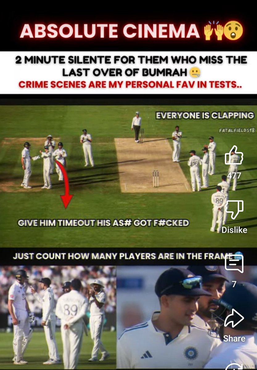 jigsparekh0's tweet photo. @Cricket_alert 
What a last over 
What a drama
This is called fear
This is called bowling 
What a match - the heat is on #heatonmatch #TestCricket at its best.@StarSportsIndia @JioHotstar @jiostudios @BBCNews @TOIIndiaNews @realDonaldTrump 
Please make peace 🕊️ 
@BCCI @ICC https://t.co/aGW49uafkX