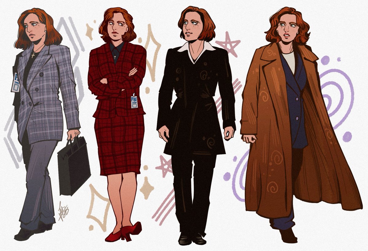 what's better than one scully? four scullies