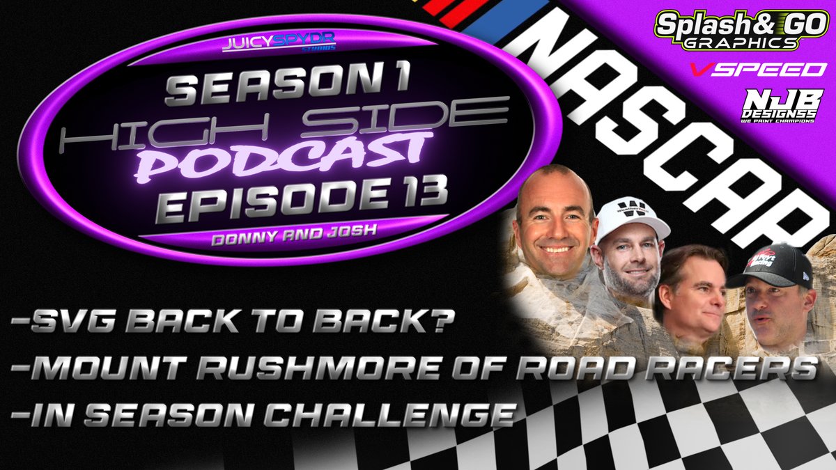 The High Side Podcast (@highsidepod) on Twitter photo Episode 13: Update on busted In Season Challenge brackets. SVG rules the Chicago streets. The NASCAR Mount Rushmore of road course drivers. Who would be your top 4? Another road race in Sonoma.
<a href="/DWKight/">Donald Kight</a> | <a href="/RubbinsRacin_88/">Josh Adams</a> | <a href="/juicyspydr/">JUICYSPYDR Studios</a>
youtu.be/7Lto11QYnEA?si⦠Episode 13: Update on busted In Season Challenge brackets. SVG rules the Chicago streets. The NASCAR Mount Rushmore of road course drivers. Who would be your top 4? Another road race in Sonoma.
<a href="/DWKight/">Donald Kight</a> | <a href="/RubbinsRacin_88/">Josh Adams</a> | <a href="/juicyspydr/">JUICYSPYDR Studios</a>
youtu.be/7Lto11QYnEA?siβ¦