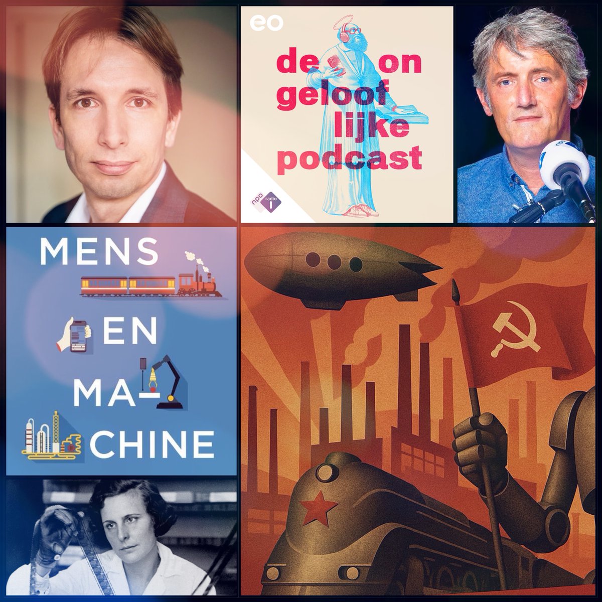 🎙️Nieuwe Ongelooflijke Podcast🎙️

'We leven in een sociaal experiment', stelt historicus Roderick Nieuwenhuis in zijn boek over hoe de machine (en ook AI) oprukt ten koste van de mens.

Deze 'aanval op de ziel' beïnvloedt zelfs ons mens- en wereldbeeld.
🔗 eo.nl/podcast/de-ong…