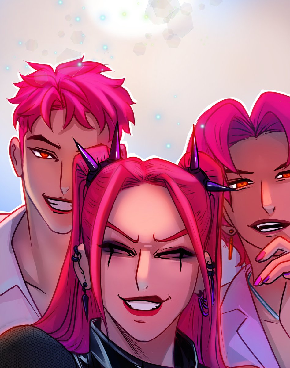 Gaea_efe's tweet image. My Go-to trio 💗
#KPOPDEMONHUNTERS #miromabby