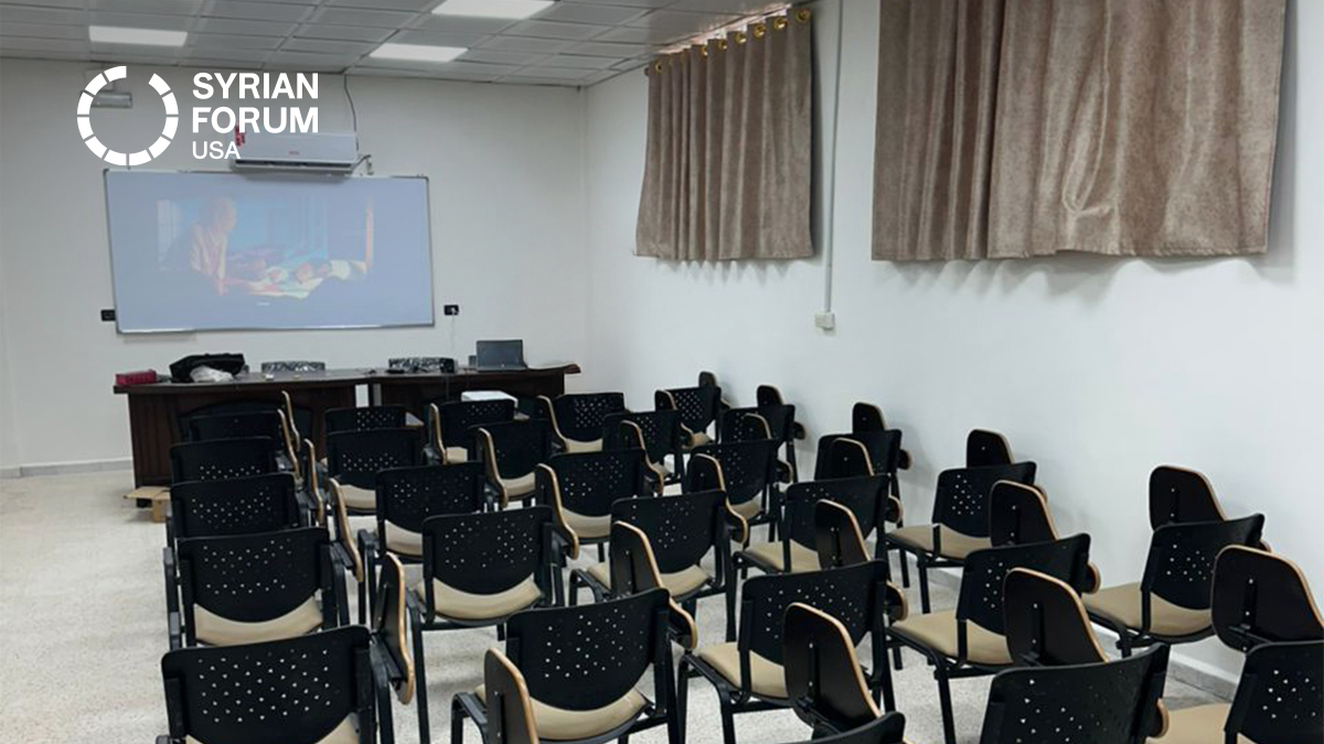 SyrianForumUSA's tweet image. Renewed spaces inspire brighter futures!
We’re thrilled to announce the completion of the doctors’ reading room renovation at Daraa National Hospital!
Thanks to our incredible supporters, the space now features a refreshed ceiling, floors, walls, new windows & doors, AC,…