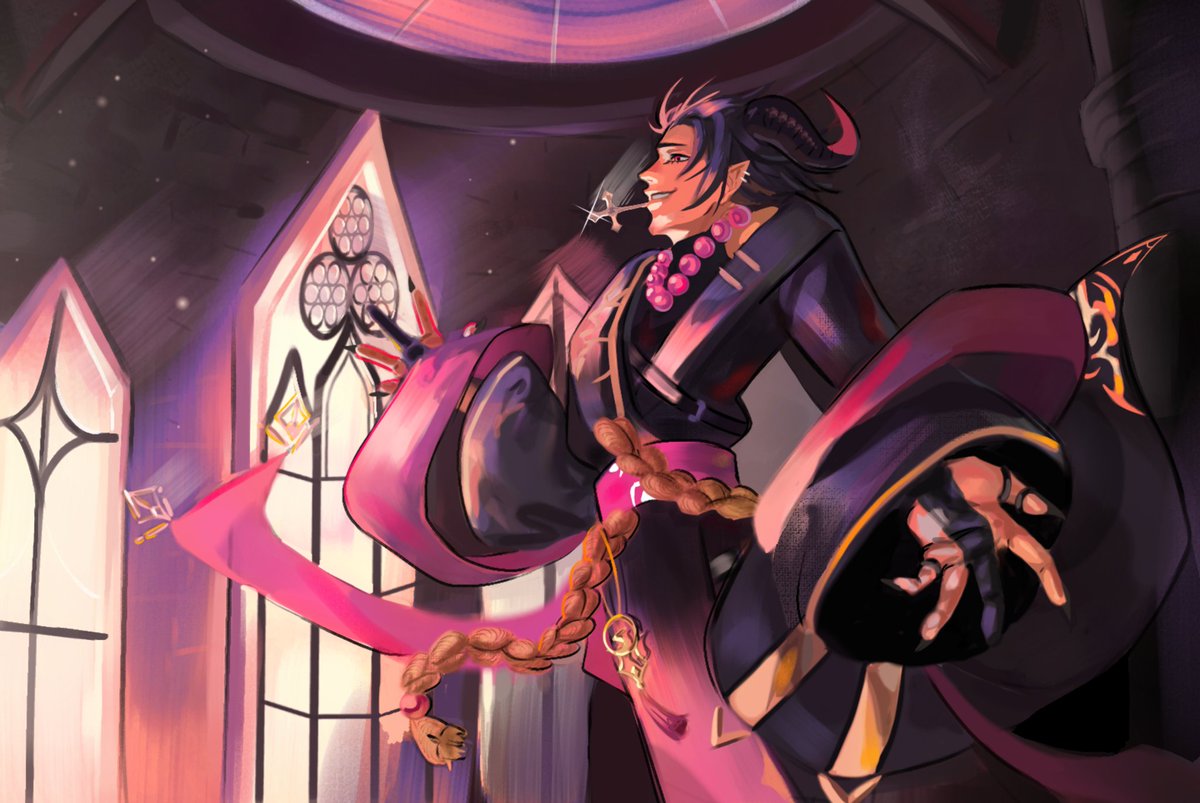 Gift illustration for <a href="/Kurogane_Endo/">Endo 😈🙏🏽</a>!! THANKS FOR LETTING ME DRAW YOUR VTUBER SONA 🐦‍🔥🐦‍🔥 #vtuber #Vgen #vtuberart #Vtubers #digitalart #illustration #ArtistOnX #artistsontwitter #Vgenopen