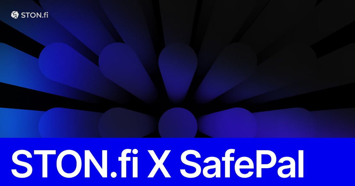 JamesT49228's tweet photo. Wallet Just Got Smarter!

https://t.co/eAFhXCzC7v is now live on SafePal's DApp Center!

Seamlessly trade, swap &amp; explore TON ecosystem with millions of SafePal users!

#STONfi #SafePal #TON https://t.co/BFO8nPWXDS
