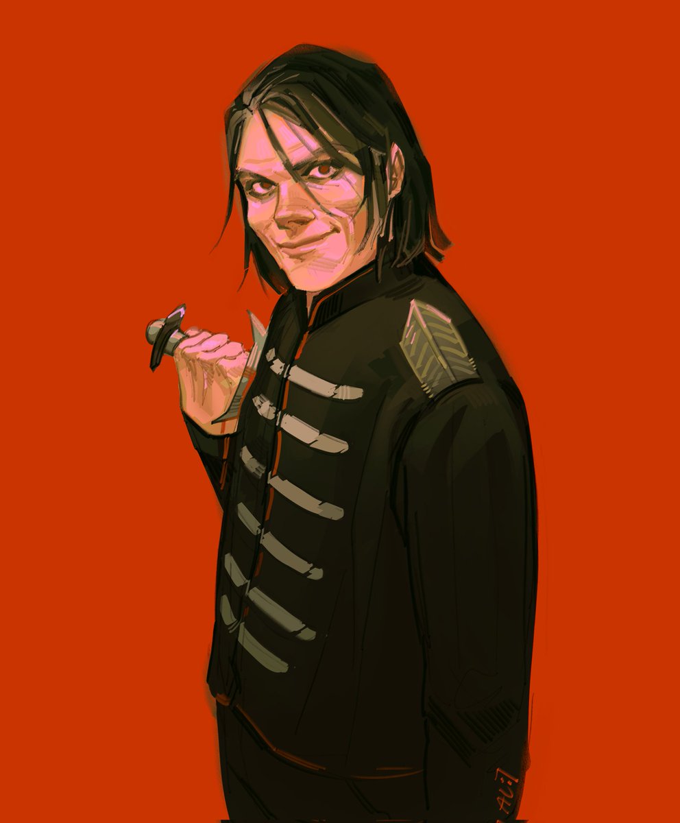 goatfanatic_'s tweet photo. please fetch me a dagger 
#mcr https://t.co/L5IaS1G0IE