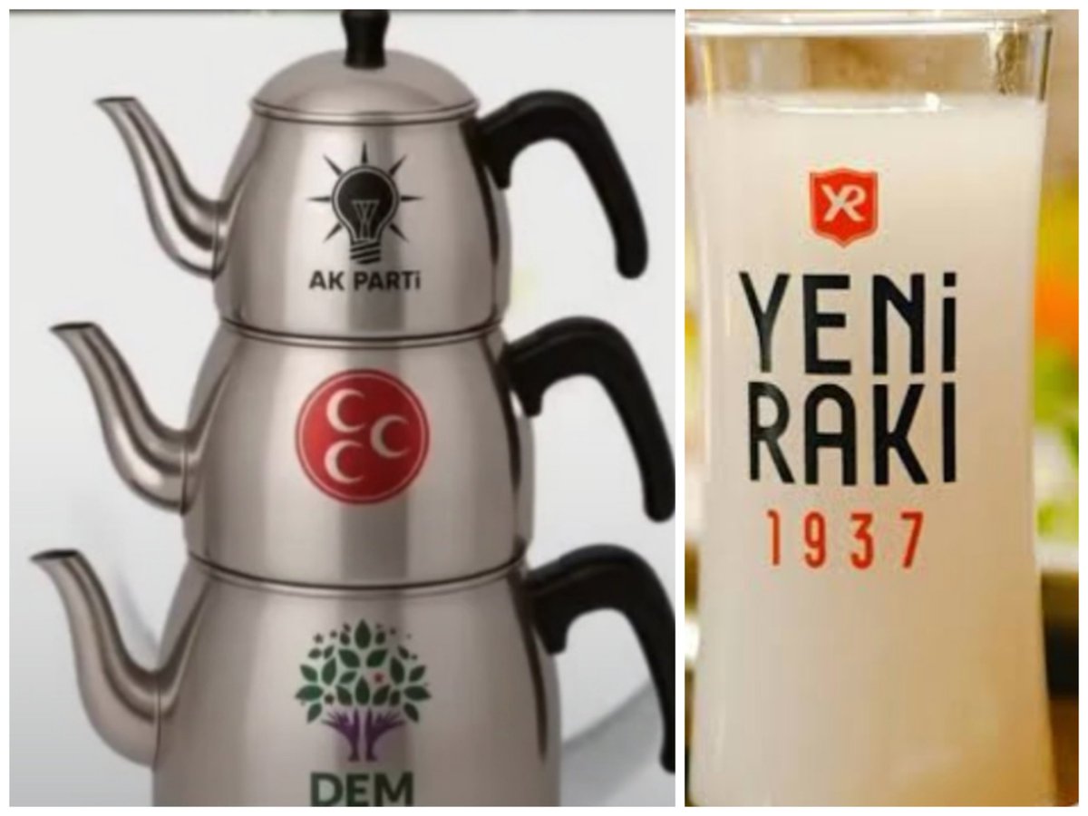 Barışma sırası rakıya geldi. 😀