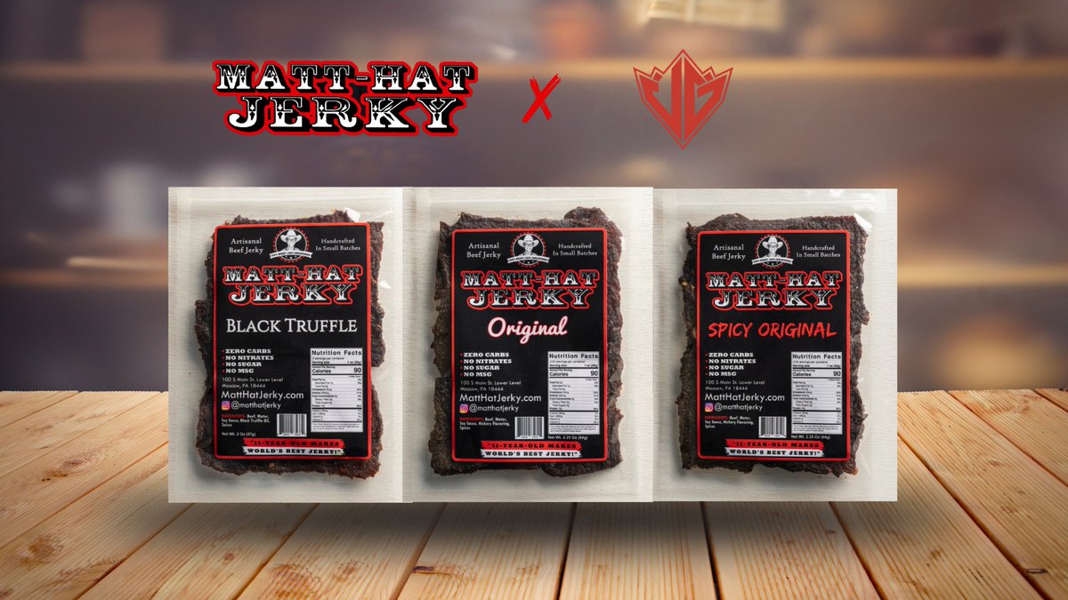 Jayzen Gaming (@jayzengg) on Twitter photo We hope you love jerky as much as we do! Introducing our Official snack partner <a href="/MattHatJerky/">Matt-Hat Jerky</a>, Make sure to use code 'JayzenGG' at checkout! #GloryAwaits 🥩 We hope you love jerky as much as we do! Introducing our Official snack partner <a href="/MattHatJerky/">Matt-Hat Jerky</a>, Make sure to use code 'JayzenGG' at checkout! #GloryAwaits 🥩