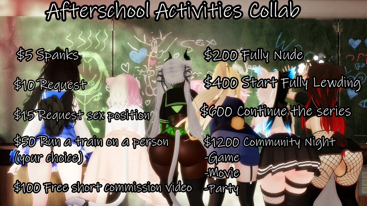 Sakki~♡ (@sakkivrc) on Twitter photo Will be doing a big collab stream TONIGHT at 10pm EST (~4 hours from now)
With:
<a href="/Lucifellow2/">💘Lucifellow 🔞</a>
<a href="/JinkyVR/">🔞Jinky🐰Slutty Bunny Girl || Hentai Videos</a>
<a href="/SuccuPupLily/">SuccuPupLily💙🐾Coom God Dog VTuber</a>
<a href="/Kuppy_nsfw/">Kuppy🏳️⚧️🏳️🌈🏳️⚧️</a>
<a href="/theshysinner8/">Shysinner</a>
Definitely pls come and show support so we know if we should do more of these! 💙 Will be doing a big collab stream TONIGHT at 10pm EST (~4 hours from now)
With:
<a href="/Lucifellow2/">💘Lucifellow 🔞</a>
<a href="/JinkyVR/">🔞Jinky🐰Slutty Bunny Girl || Hentai Videos</a>
<a href="/SuccuPupLily/">SuccuPupLily💙🐾Coom God Dog VTuber</a>
<a href="/Kuppy_nsfw/">Kuppy🏳️⚧️🏳️🌈🏳️⚧️</a>
<a href="/theshysinner8/">Shysinner</a>
Definitely pls come and show support so we know if we should do more of these! 💙