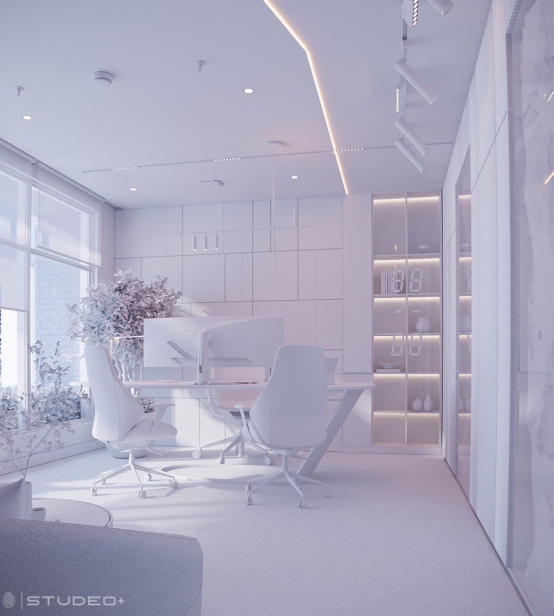 Architect_jide's tweet image. Project: VANGUARD • I
modern home workspace.

Design &amp;amp; render @Architect_jide 

#InteriorDesign #HomeOffice #3DRender #ModernWorkspace #ArchViz #DesignInspo #CGI