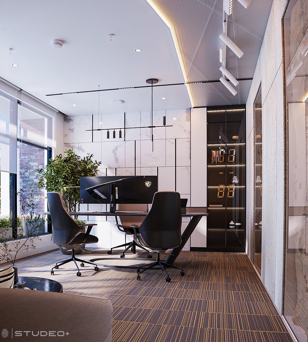 Architect_jide's tweet image. Project: VANGUARD • I
modern home workspace.

Design &amp;amp; render @Architect_jide 

#InteriorDesign #HomeOffice #3DRender #ModernWorkspace #ArchViz #DesignInspo #CGI