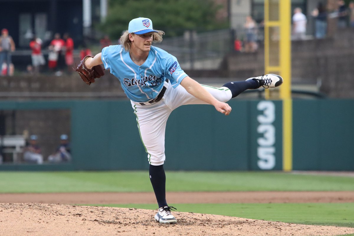 From undrafted free agent out of Georgia Southern, to turning to LinkedIn to find an MLB organization, to dominance in the <a href="/Braves/">Atlanta Braves</a>' minors, to pitching in the MLB Futures Game. Congrats to <a href="/GoStripers/">Gwinnett Stripers</a> LHP Hayden Harris on 0.1 scoreless inning (1 SO)!