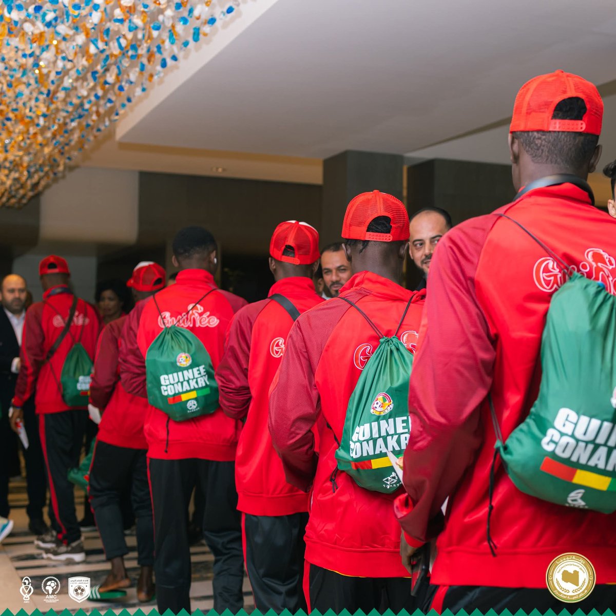 MGoudoussy's tweet photo. 🇬🇳 𝐀𝐜𝐜𝐮𝐞𝐢𝐥 𝐜𝐡𝐚𝐥𝐞𝐮𝐫𝐞𝐮𝐱 𝐚̀ 𝐃𝐞𝐫𝐧𝐚🇱🇾

C’est avec honneur et enthousiasme que l’équipe nationale guinéenne de mini-football a été accueillie à Derna, en Libye, dans le cadre de sa toute première participation à la Coupe d’Afrique des Nations de mini-football. https://t.co/d8FdA631tg