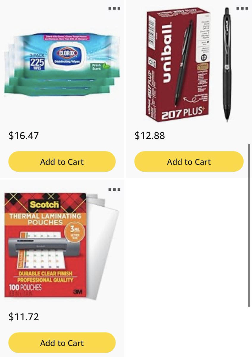DizzO49's tweet image. INCREDIBLE!
7 more items, that’s it and we’ve officially #ClearedTheList
It’s only July, school doesn’t start until the end of August but I can’t wait to add all the new things to our #SafeSpace 💙
Can you help me share our #ClearTheList 🥰
amazon.com/hz/wishlist/ls…