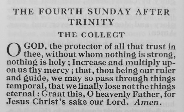 PBS_NSW's tweet image. “Increase and multiply upon us thy mercy” The Fourth Sunday after Trinity | The Collect #BCP