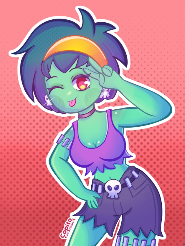 Copito-chan | •Comms Open• | VGen 💚 (@copitochanart) on Twitter photo Rottytops - ✨💀✨
Who should I draw next? 👀
Gimme your fave Shantae characters and let’s see! 🤭✨✨✨
#Shantae #fanart <a href="/WayForward/">WayForward</a> #Rottytops Rottytops - ✨💀✨
Who should I draw next? 👀
Gimme your fave Shantae characters and let’s see! 🤭✨✨✨
#Shantae #fanart <a href="/WayForward/">WayForward</a> #Rottytops