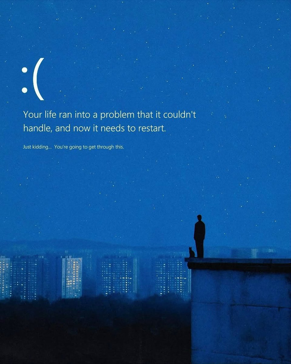 Z4KIMAN's tweet image. #bluescreen :(