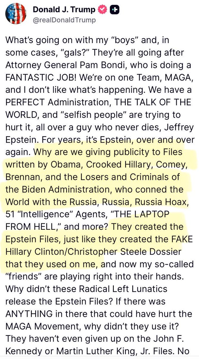 Trump claims there’s nothing in the Epstein case? Fine. 

Pardon Ghislaine Maxwell. 

Admit you think she’s innocent. Say it with your chest.

Let’s call Trump’s bluff.