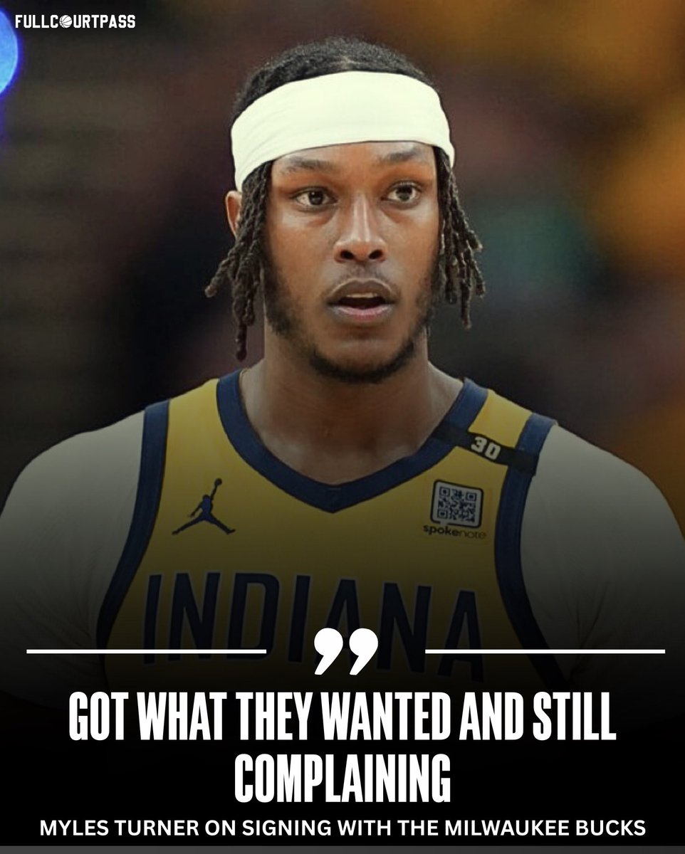 Myles Turner said he doesn’t know what to expect when he returns to Indiana to play the Pacers

“There was a lot of people that wanted me off the Pacers and now they got what they wanted and they're complaining still"