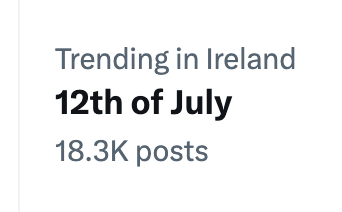 Seán, Master of Wagons (@candon_sean) on Twitter photo I love how my birthday is always a trending topic in Ireland. Never looked into why, but it must only be good things! I love how my birthday is always a trending topic in Ireland. Never looked into why, but it must only be good things!