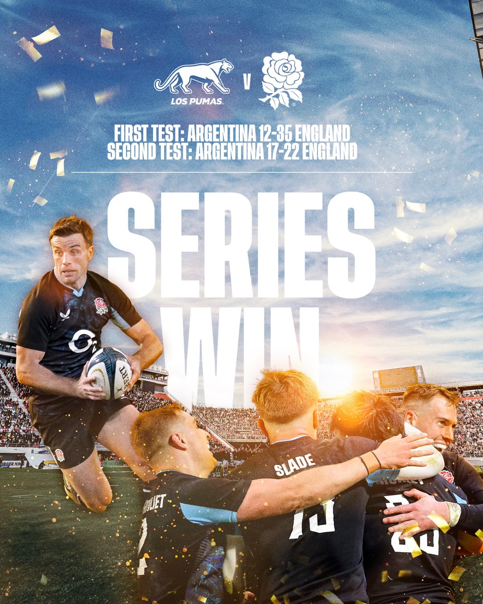 EnglandRugby's tweet photo. What a series 🙌

#ARGvENG https://t.co/yAESsFOCWa