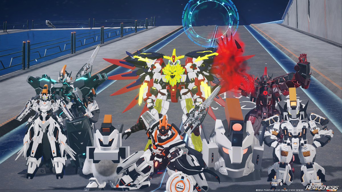 #ブルーダー強化集会
いろんなカスタムブルーダーがいて面白かった！
#PSO2NGS