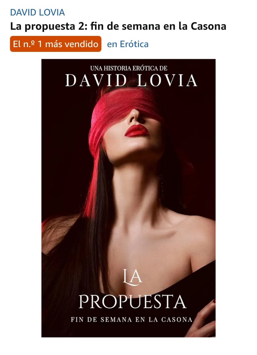 La propuesta y La propuesta 2; fin de semana en la Casona. 

🔝🔝🔝 N°1 categoría erótica🔥

Disponibles en Amazon.

🔞Novelas eróticas. No aptas para menores de 18 años.