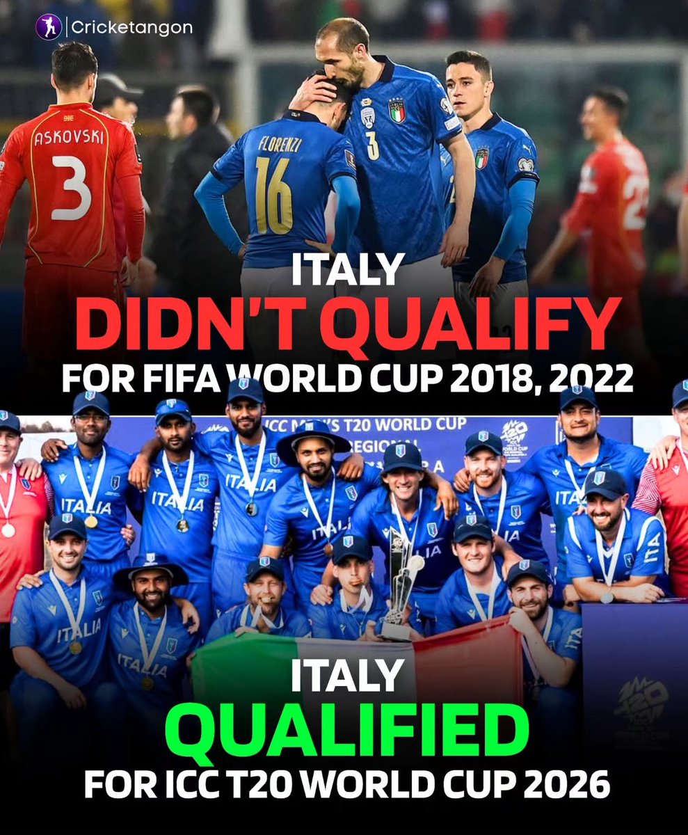 Atleast we qualified for a World Cup* 

*cricket 😂