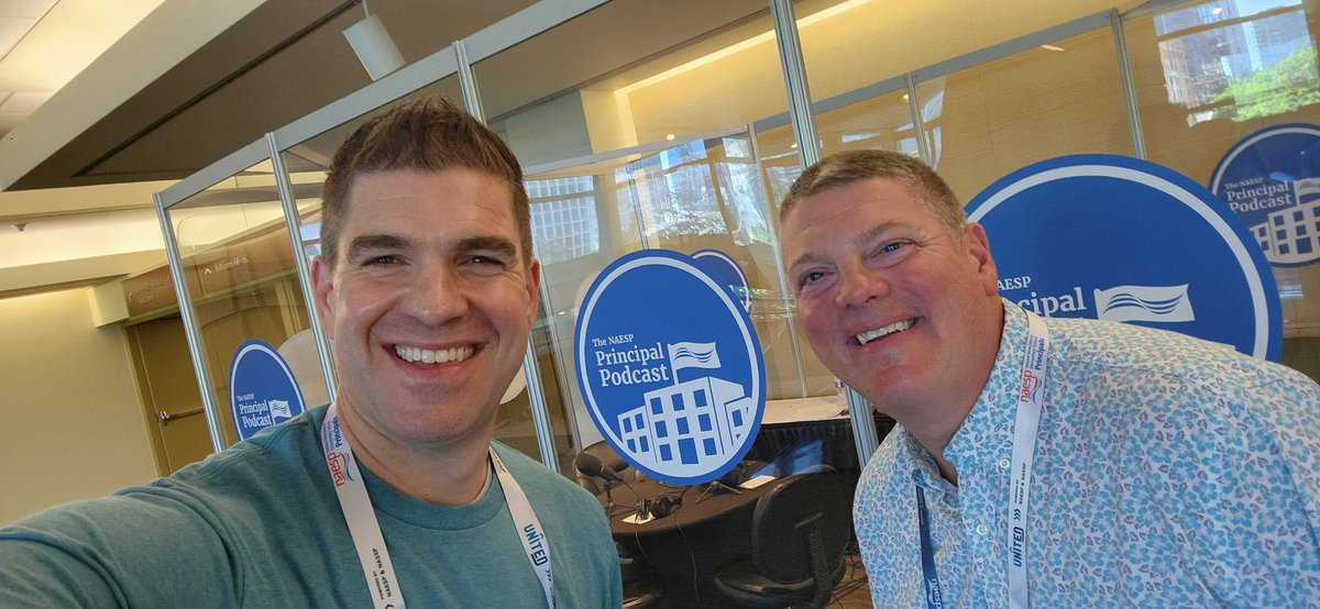 _AndyJacks's tweet image. Was able to interview @MoyerMatthewD today for the @NAESP Principal Podcast, talking all about family engagement - can't wait for that to come out! #principalsUNITED
