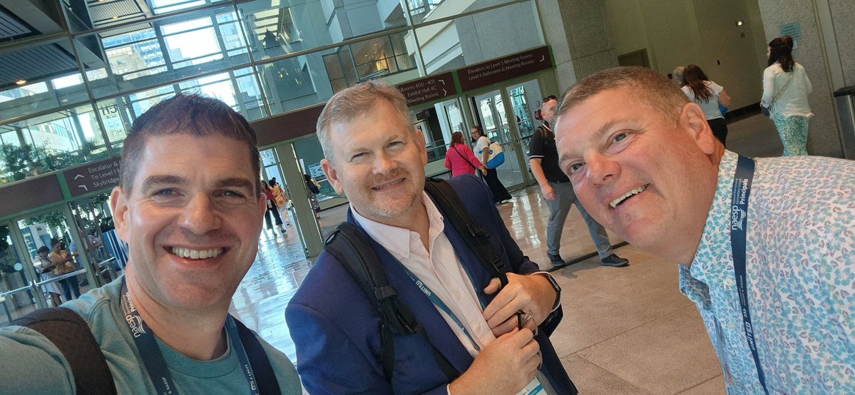_AndyJacks's tweet image. Great catching up with two highly successful and knowledgeable long-term school leaders! #principalsUNITED @SteeleThoughts @MoyerMatthewD