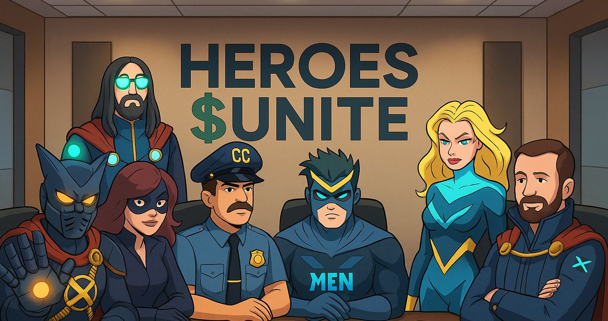 CryptoCopXRP's tweet photo. Attention Degen's and Crypto Enthusiast,
#CryptoCop has called a emergency meeting at @First_Ledger CITY HALL with the $XMEN
$XMEN proudly answered the call.
From Left to Right, #THEIRONHAND, #THEGUARDIAN, #THEARCHITECT, #X, #THESWIFT and #PROFESSORLEDGER.
I advised the $XMEN, that the $POLICE are using all there resources to keep $HOPIUM levels in check and $XFT XRP FADER TEARS to minimum, but are concerned because next week rumor has it LEVELS are going to AMP UP VERY HIGH.
$XMEN who are the HEROES of @First_Ledger said they will answer the Call when CALLED UPON.
More Reports to come as situations in all Districts progress.
Please support your $POLICE we must show all chains we stand together. Follow on X and share.
Once again #CRYPTOCOP and the $POLICE appreciate all the support.
https://t.co/utlDJFKfxd