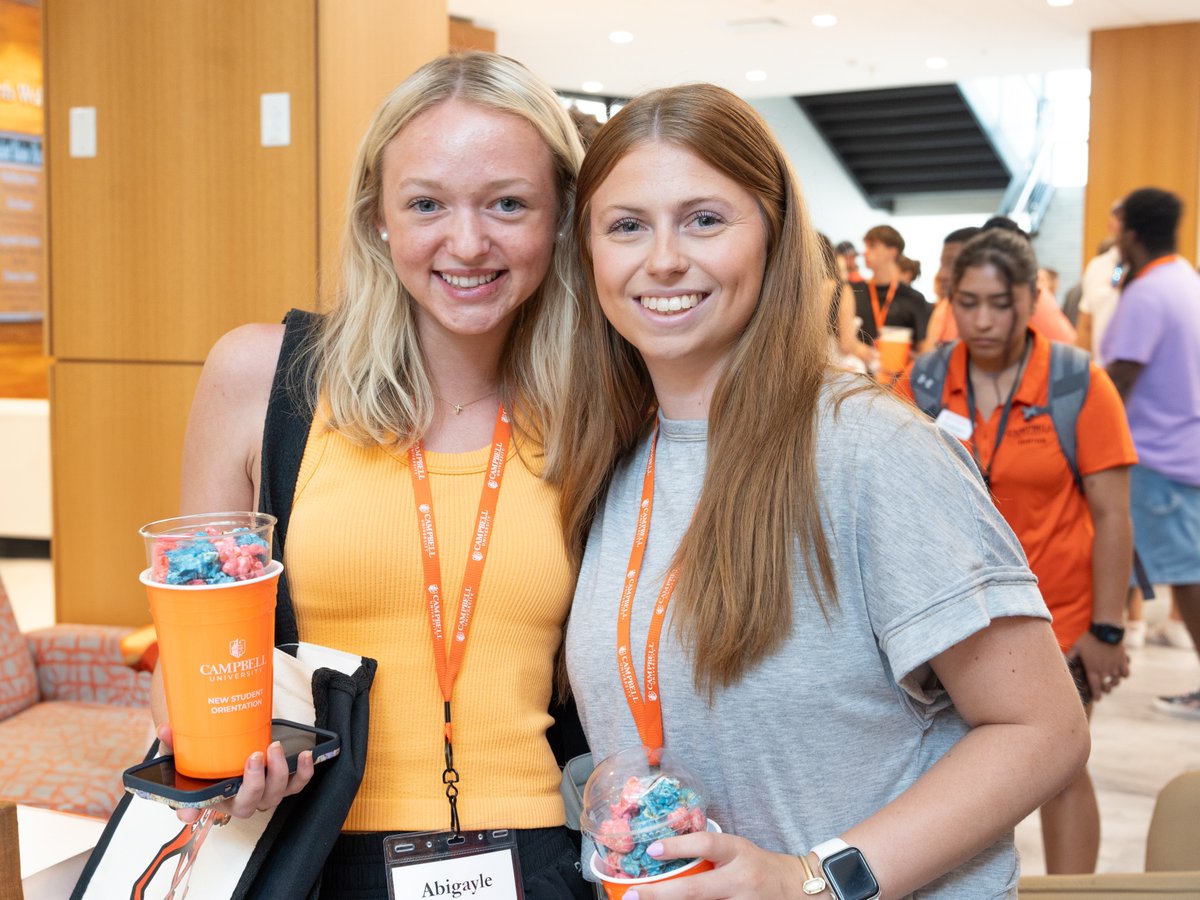 campbelledu's tweet image. That’s a wrap on Orientation! 🎉
We loved welcoming our newest Camels to The Creek! 🧡