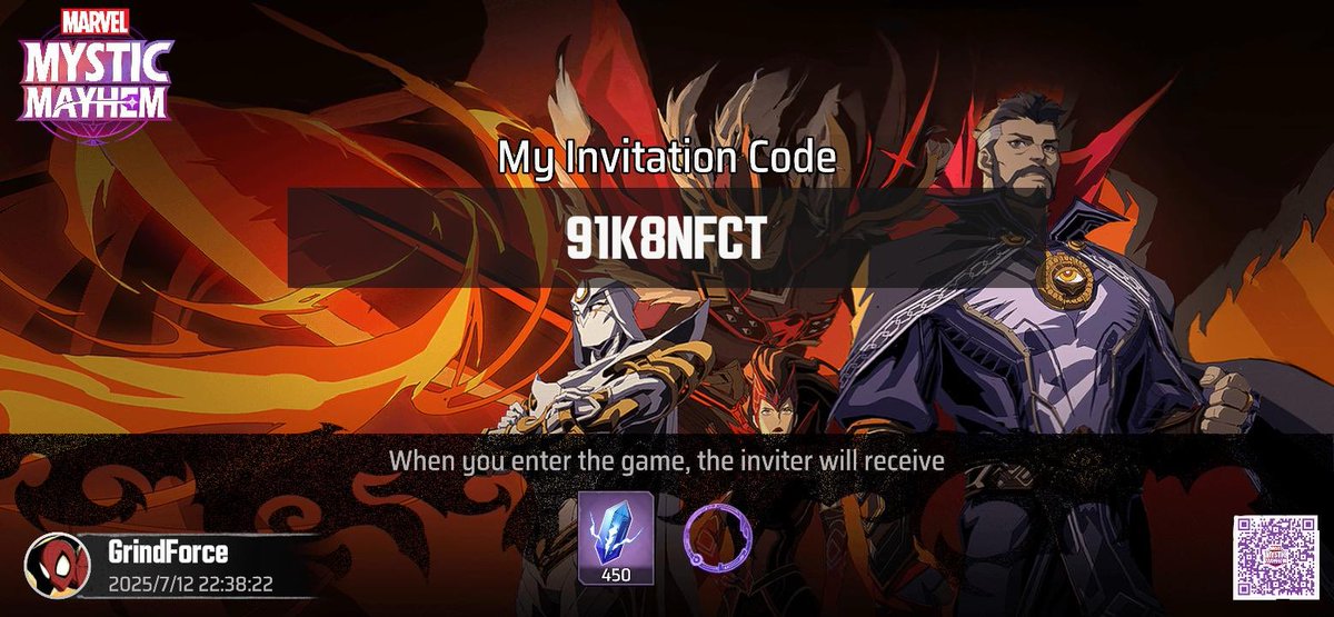 GFG_Cryptoad's tweet image. MARVEL Mystic Mayhem!  
Super Fun Marvel Game! Join our alliance!

Download the game to receive a 10-pull! MARVEL Mystic Mayhem - MARVEL Super Hero Team-Based Tactical RPG