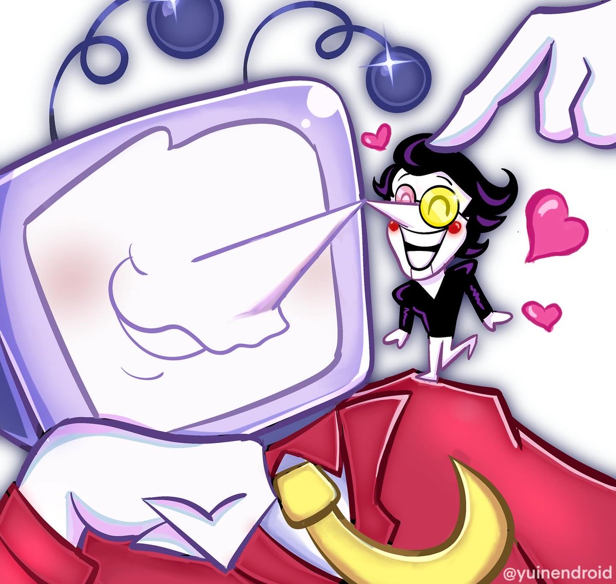 yuinendroid's tweet image. #deltarune #spamtenna