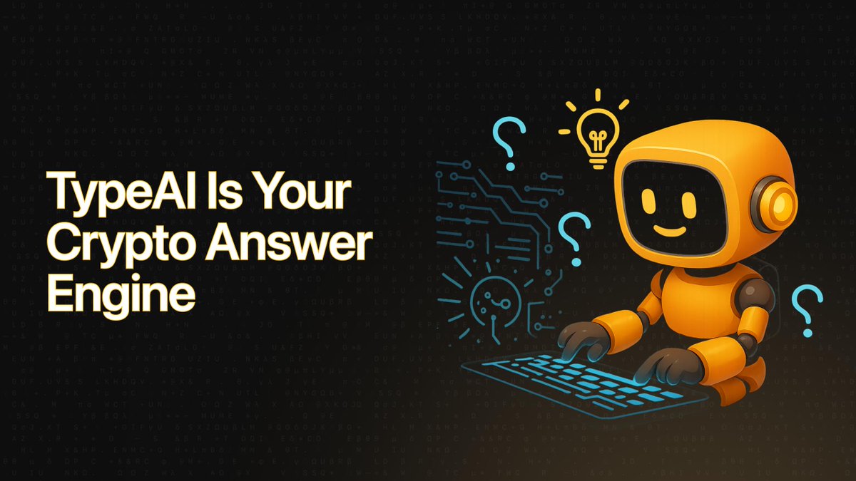 Most crypto apps give you tools.
TypeAI gives you answers.

🧾 Analyze this token and give your thoughts
💸 What token is the highest gainer?
📈 What’s trending on-chain?

It’s ChatGPT with a MetaMask brain.