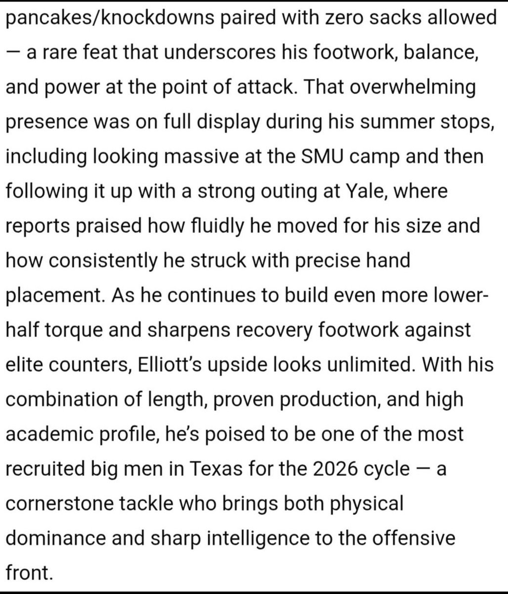Thank you for write-up!  <a href="/sixstarfootball/">Six Star Football | PLUS+</a> <a href="/CoachVardeman/">Bryan Vardeman</a> <a href="/RRCRFootball/">Cedar Ridge Football</a> <a href="/CoachRenoYale/">Tony Reno</a> <a href="/Bigstef72/">Stefon Wheeler</a> <a href="/_CoachMunch/">Vince Munch</a> <a href="/cdavie51/">Clay Davie</a> <a href="/ChrisBergeski/">Chris Bergeski</a> <a href="/CoachScrivens/">Coach Scrivens</a> <a href="/AJ_Hopp/">AJ Hopp</a> <a href="/KurtTraylor/">Coach Kurt Traylor</a>   <a href="/coachjthomas11/">James Thomas Jr</a> <a href="/Coach__Myers/">Jeff Myers</a>  <a href="/CoachShoeOL/">Jordan Shoemaker</a> <a href="/GJKinne/">GJ Kinne</a> <a href="/AaronGreen22/">Aaron Green</a> <a href="/CoachNealy/">Barrick Nealy</a> <a href="/TrustMyEyesO/">⭕️FFERTUNITY</a>