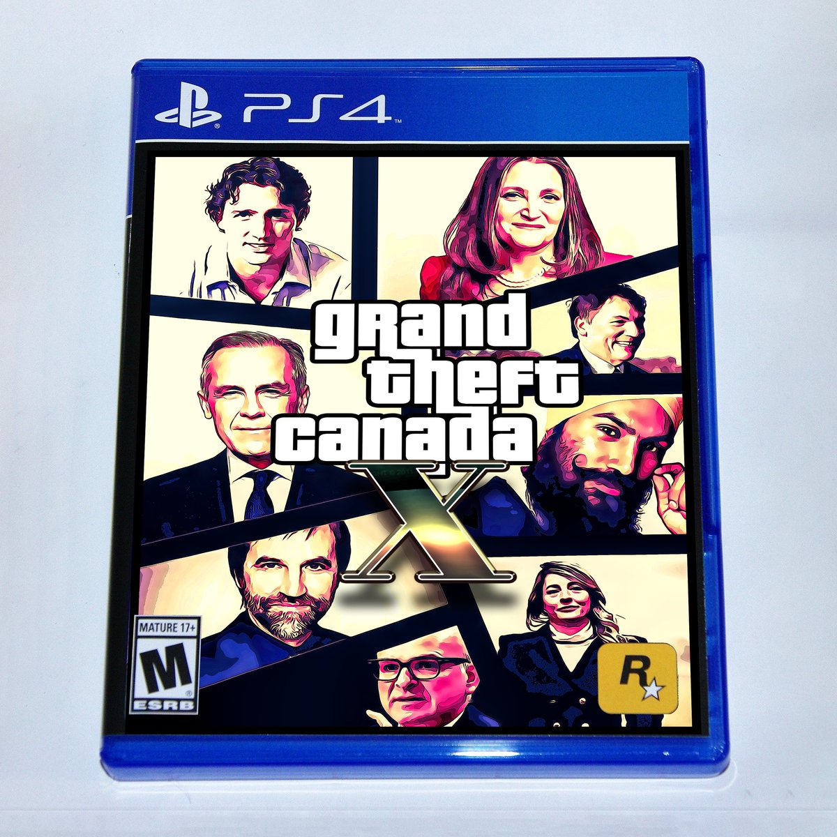 𝐆𝐫𝐚𝐧𝐝 𝐓𝐡𝐞𝐟𝐭 𝐂𝐚𝐧𝐚𝐝𝐚 𝐗
You play as a Canadian politician working his way up the political ladders. Lots of side quests involving scandals ,heists, fraud, crooked cops, CCP Triads, open bail system, public nudity, they also added Hamas skins as a DLC! 🤣