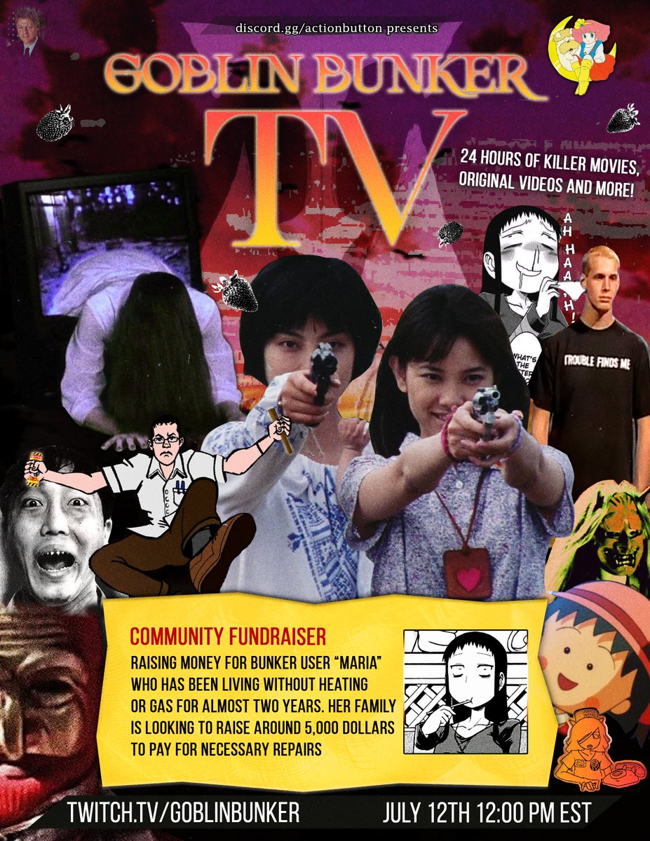 ilmutus's tweet image. hi, our 24-hour fundraiser stream is still going! we are inching closer to the goal. there will be more movies, videos, shows and special segments. we'll even do a live screening of one of my videos :&amp;gt; (links below)