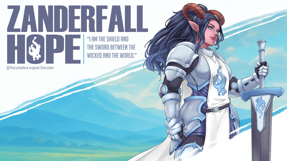 Zanderfall Hope, a Paladin tiefling 💪
a commission from <a href="/TheLuckyHero/">TheLuckyHero</a> ~
#Commission #commissionsopen #commissionart