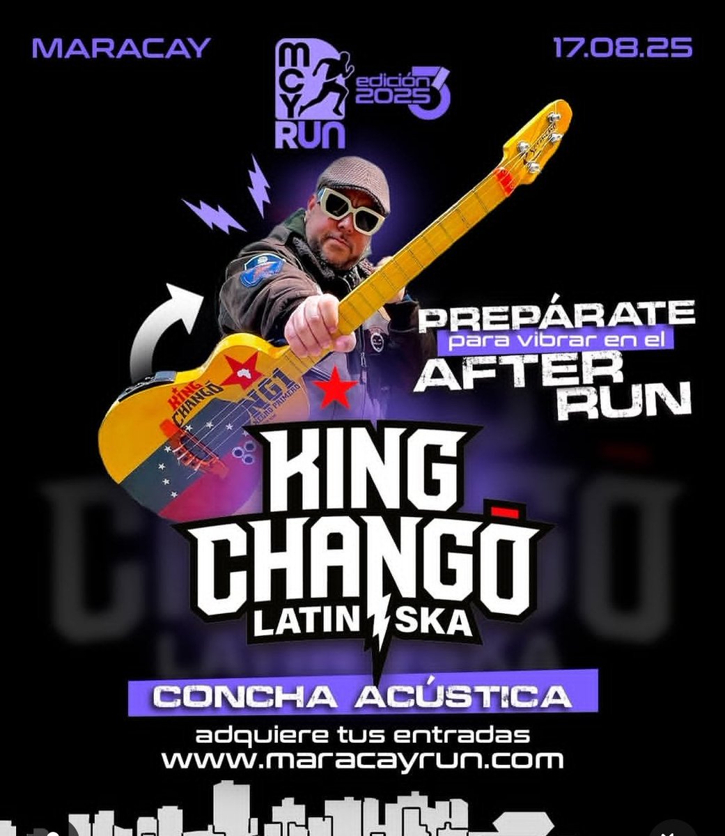 Nos vemos en Maracay! After Run bailando Latín Ska.