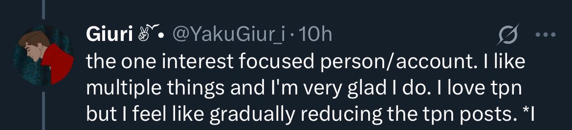 DRAMAAA 🚨 ‼️ 

@YakuGiur_i HAS LEFT THE TPN FANDOM, HIP HIP HOORAAAAAAY