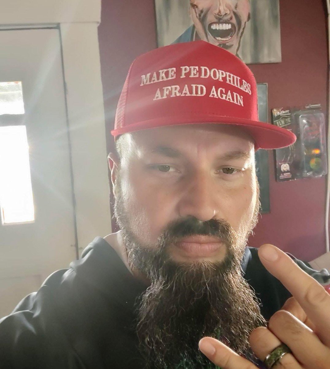 BrandiKruse's tweet photo. Former Aberdeen WA City Councilman Riley Carter gets 46 years for child rape and incest. Check out the hat. https://t.co/a8JkNXAtXU