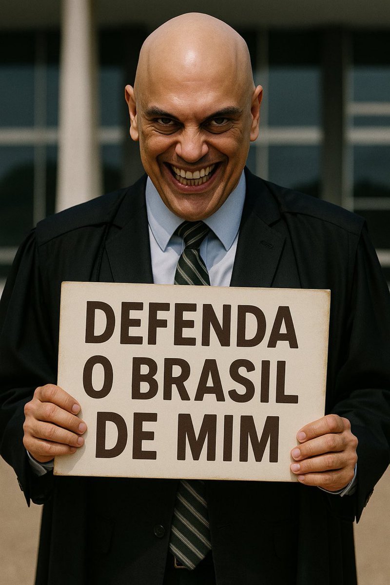 Liliberdade1's tweet photo. DEFENDA O BRASIL DO MORAES
CHEGA DE DITADURA 
TARIFA MORAES 
ANISTIA JÁ https://t.co/zmPqCgfvCT