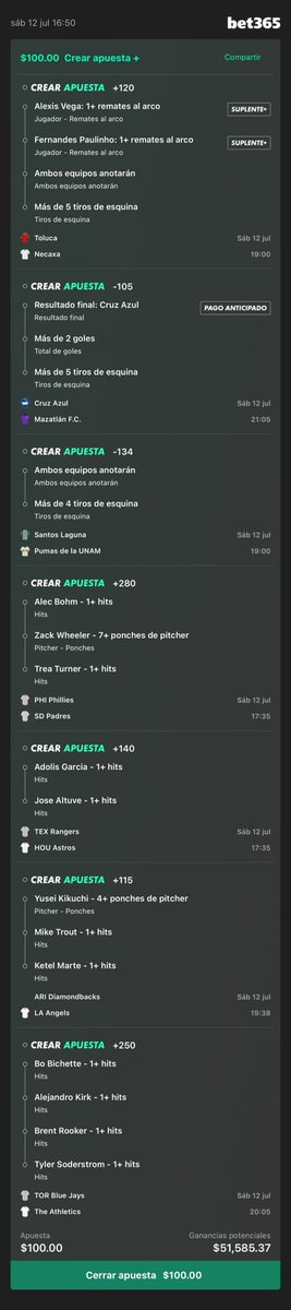 MarioRomZ's tweet image. Agregar a su boleto de apuestas: bet365.mx/s/r/XGs5t

Echen su bendición y el patrón cobra sus bendiciones 🥴