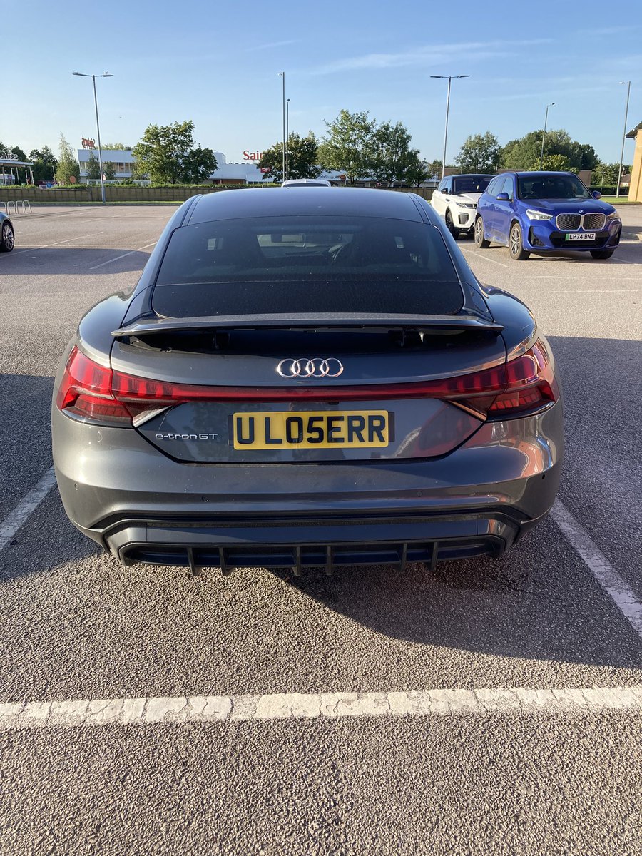 conordaunt's tweet image. Some U..K. “Personalised plates” do make me laugh!
Like this one that I saw earlier!