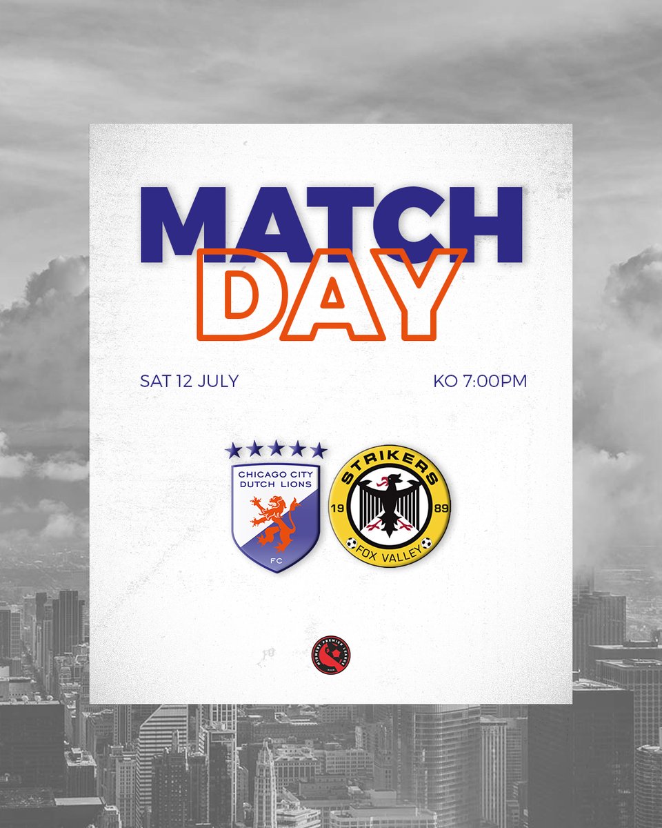 More action for our Midwest Premier League squad TODAY!

🏟️ We're home at De La Salle Institute 
🆚 Strikers Fox Valley 
⚽️ Kickoff at 7PM

#dutchlionsfcusa | #upthedutch | #mwpl