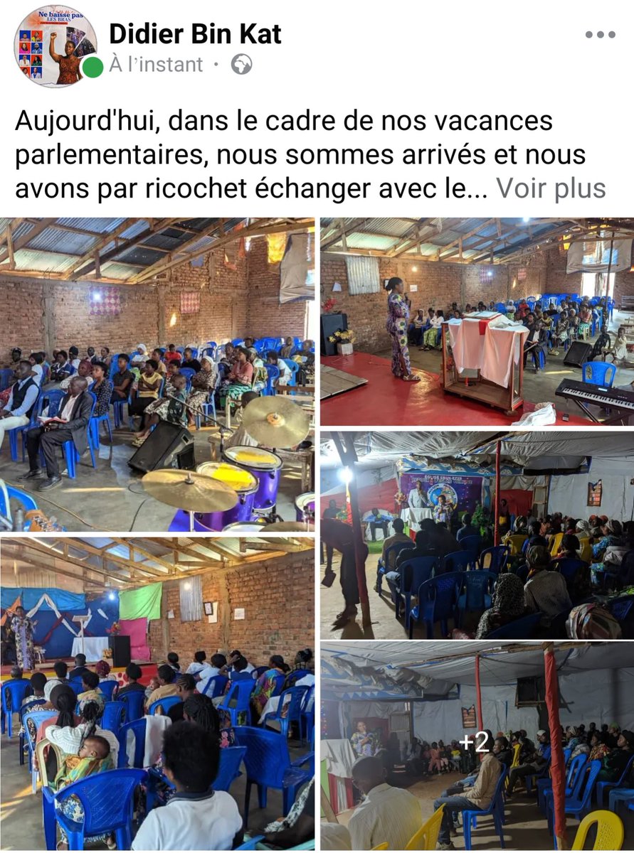 Ns poursuivons nos vacances parlementaires m, avec bcp de défis...ns n'avons pas d choix parce avons l'obligation d ns approcher d notre peupl surtout en cette période où tout semble êtr sombr!
Ms encouragements à UMOJA NI NGUVU FOUNDATION 👌 
Hon. MUTAMBULAPIPA Didier KATEMBERA