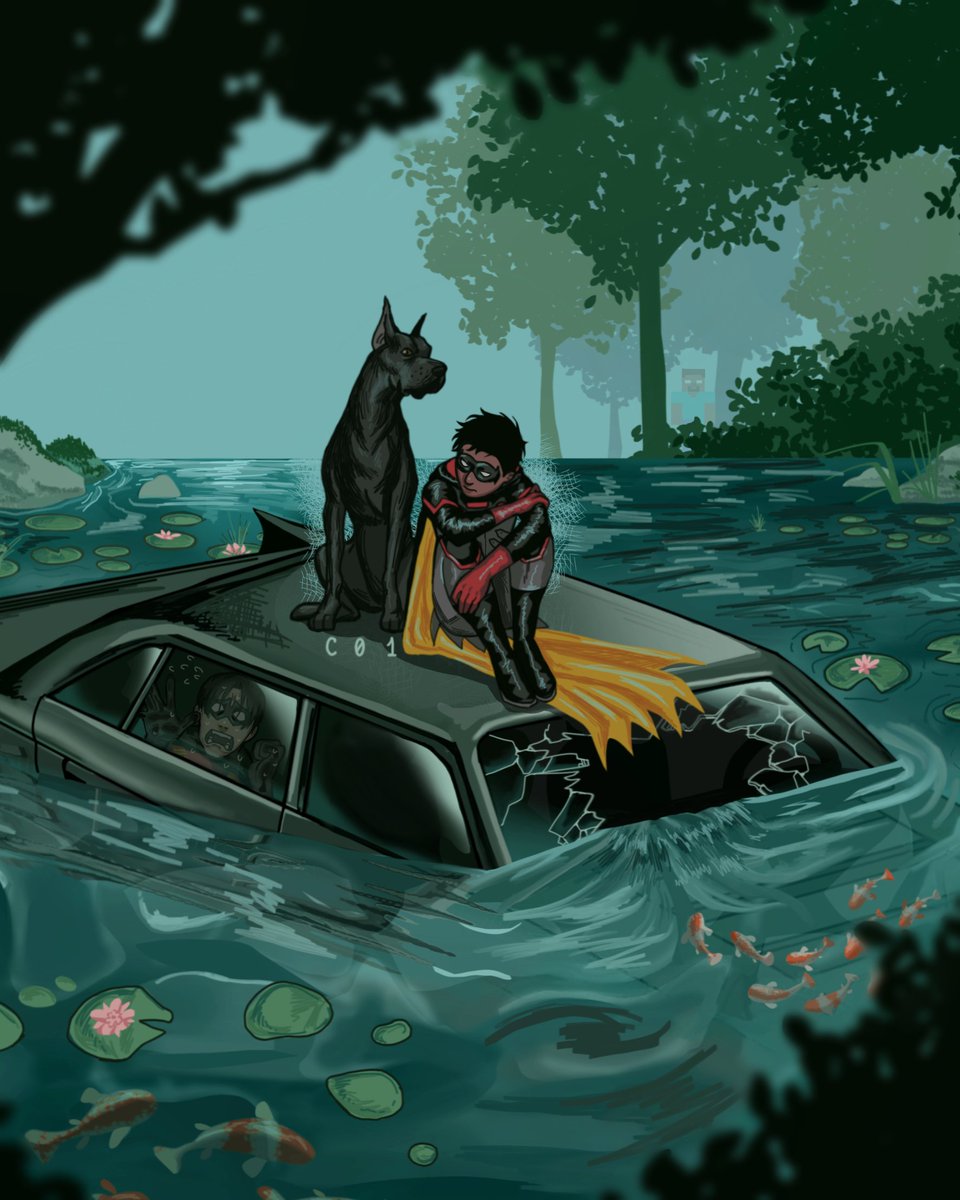 carnicer01's tweet image. Driving lessons gone wrong
#DamianWayne #ROBIN #batman #dc