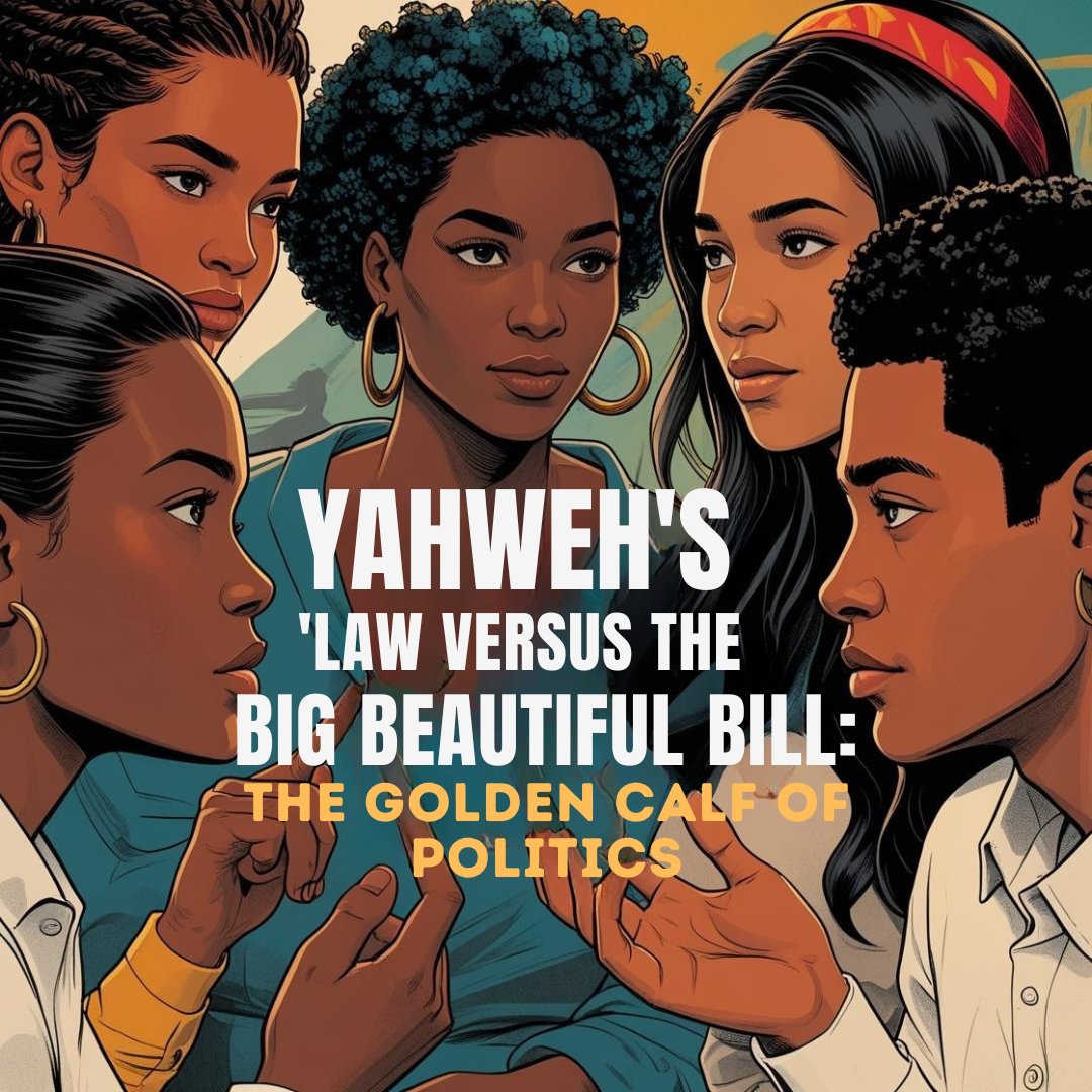 EVERYWHERE_POD's tweet image. The Golden Calf of politics 🐏—that’s what we’re facing with the One Big Beautiful Bill 💼. A tax cut that leaves the vulnerable behind. What would Yahweh say? 💬 Proverbs 14:12 📜 #YahwehLaw #JusticeAndMercy #OneBigBeautifulBill #PoliticalReflection
youtu.be/Zv00f06GOK8