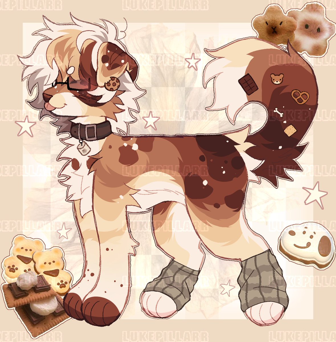 Lukepillarr's tweet image. design I sold today ! 🍪🐻